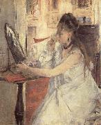 Berthe Morisot Young Woman powdering Herself china oil painting reproduction